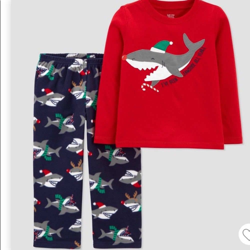 *NWT* Carter’s Christmas Shark PJ’s set